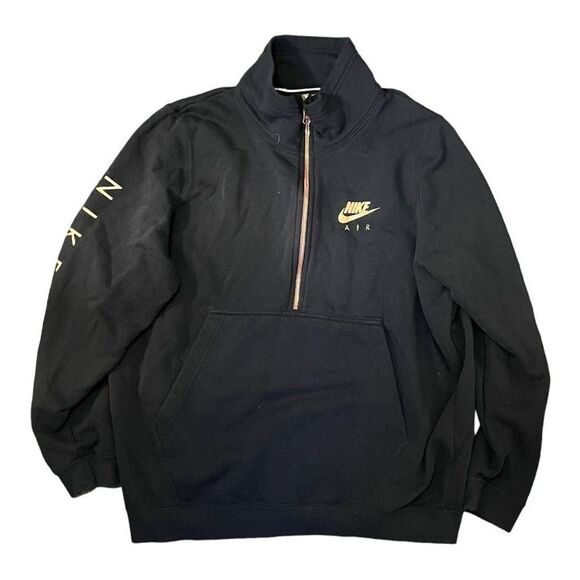 Nike air 1/4 Zip Pull Over Hoodie size Large - Picture 2 of 12